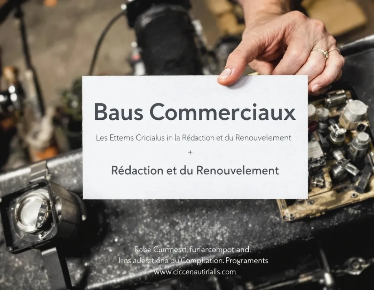 Baux Commerciaux : Les Enjeux Cruciaux de la Rédaction et du Renouvellement