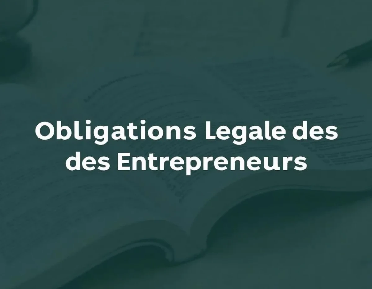 Obligations Légales des Entrepreneurs : Checklist 2025
