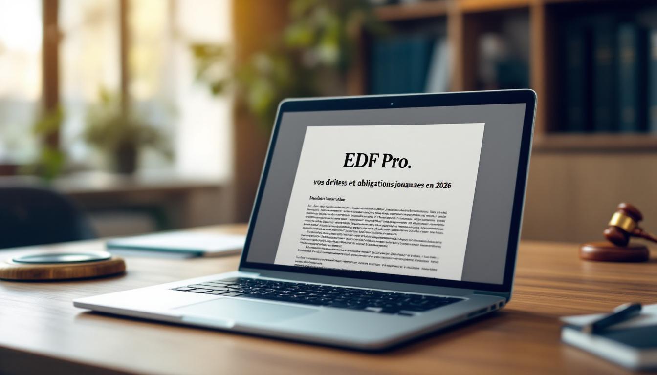 EDF Pro : vos droits et obligations juridiques en 2026
